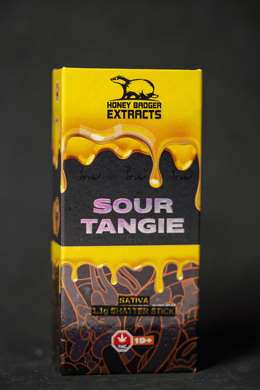 vape-pens-honey-badger-extracts-shatter-sticks-sour-tangie